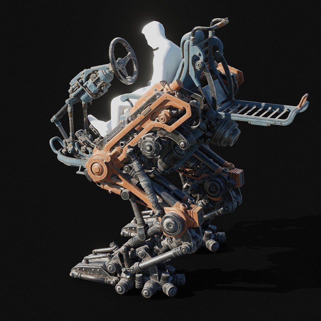 Unstable and Dynamic Machine - Finished Projects - Blender Artists ...