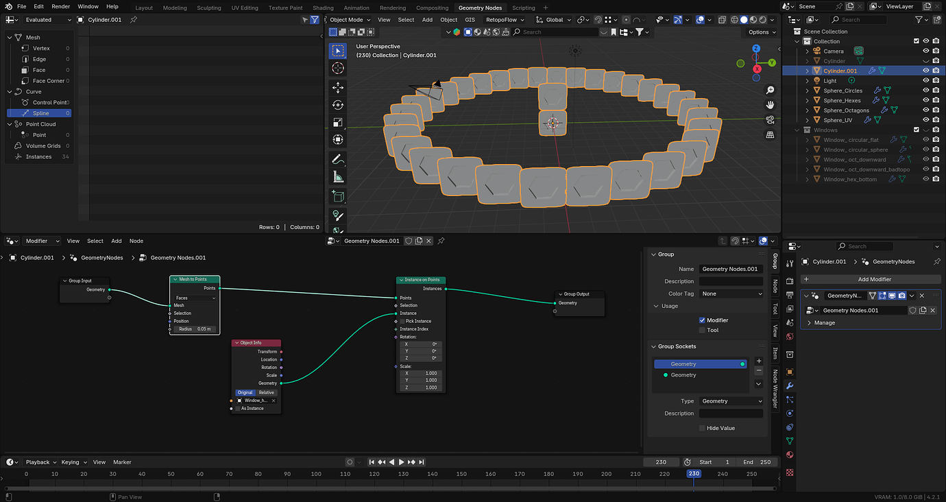 Aligning instances to mesh normals - Modeling - Blender Artists Community