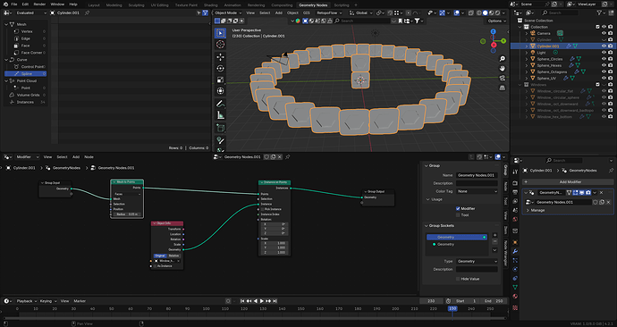 Atompunk Building kitbash rotate instance