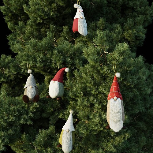 first 5 gnomes on tree