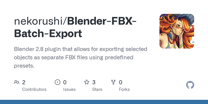 How to batch fbx export collections + textures? - Python Support ...