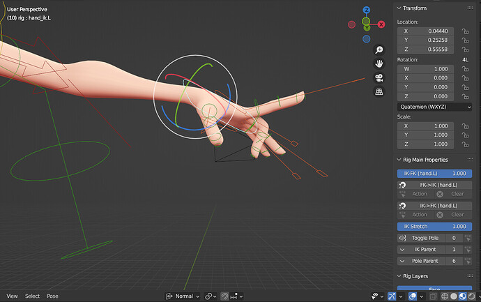 Rigify Rig Isn't Switching Between IK And FK, And Master Finger Scaling ...