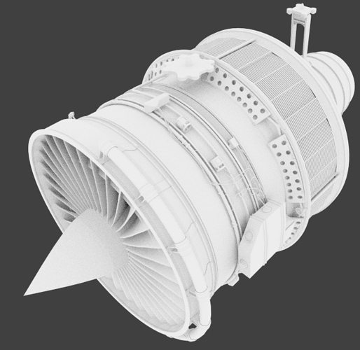 Progress D-18T turbofan engine - Works in Progress - Blender Artists ...