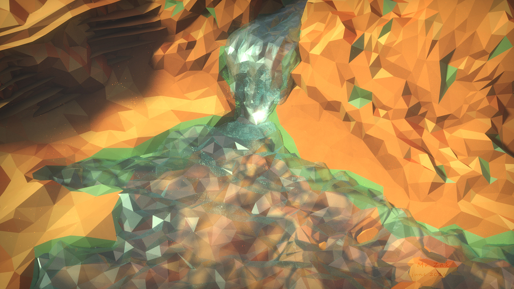 Low Poly River in Rocks - Finished Projects - Blender Artists Community