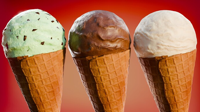 Three Ice Cream