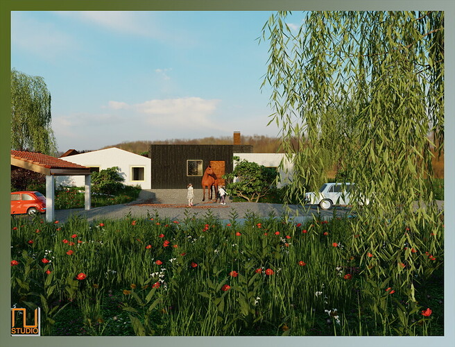 D1_Front Garden_Elevation