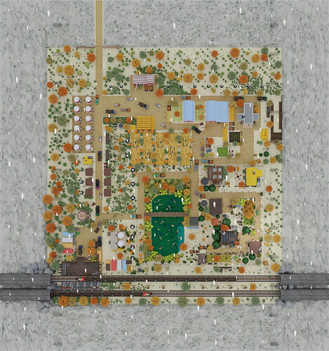 Bird's-Eye View Map