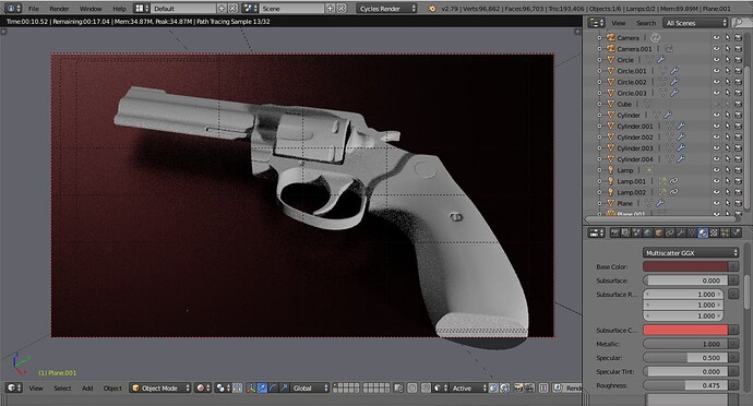 Revolver Gun modelling in Blender Thumb