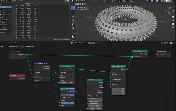 How to make geometry node instances rotations follow object - Tutorials ...