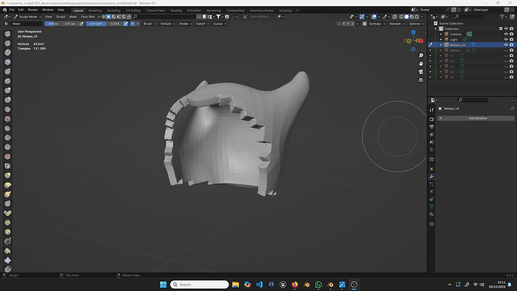 Mask In Sculpting Goes On Both Sides Of Mesh Modeling Blender Mask In Sculpting Goes On Both Sides Of Mesh Modeling Blender