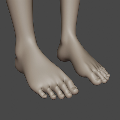 Woman_BaseMesh_WIP2_Feet