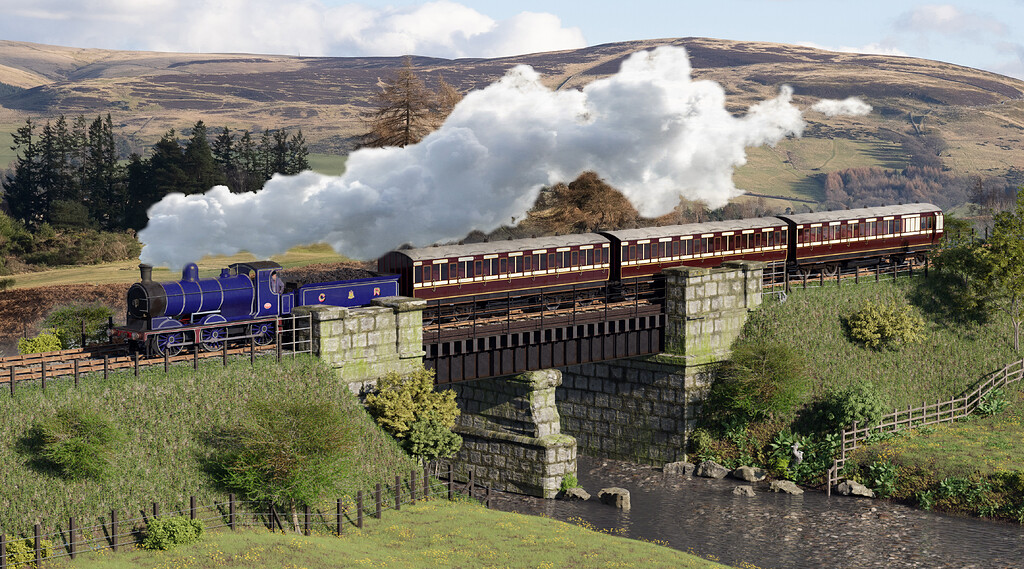 A Caledonian Railway Project - Finished Projects - Blender Artists ...