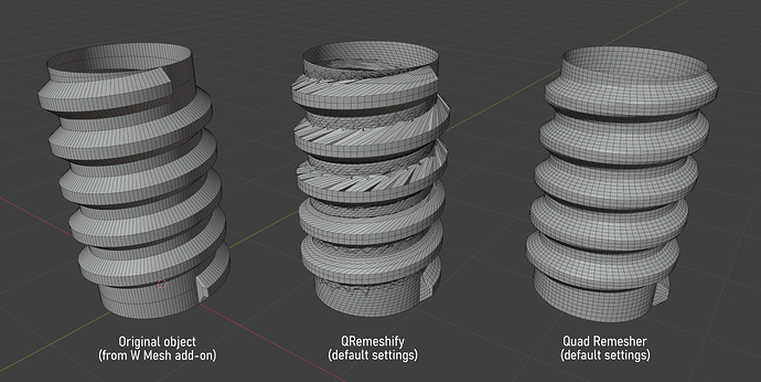 Blender remesher add-ons test A