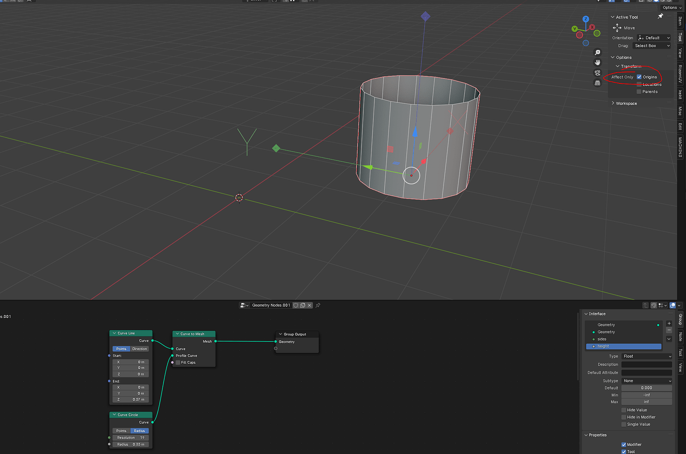 Procedural objects and pivot point - Modeling - Blender Artists Community