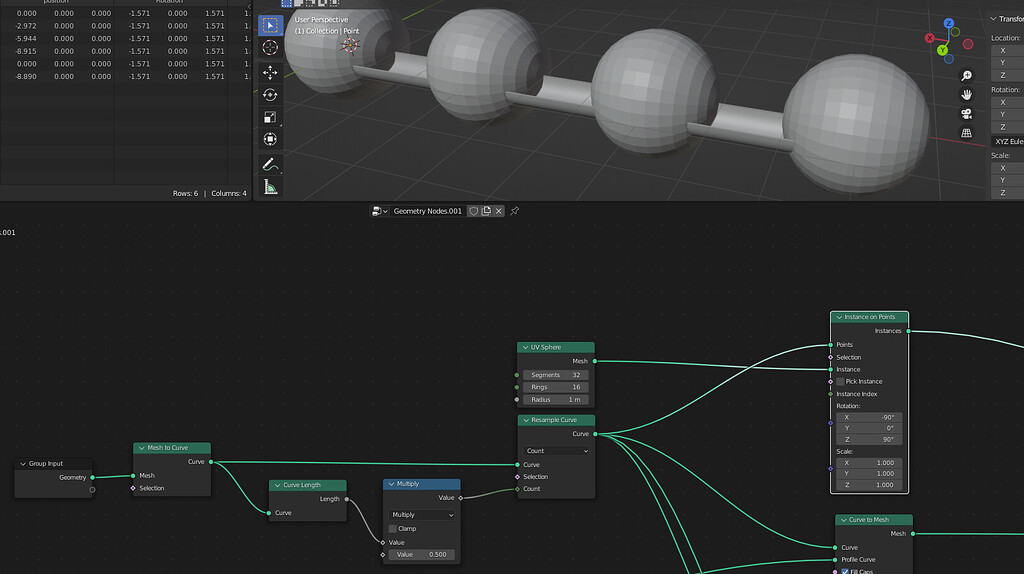 GN instance on point avoiding the end points - Modeling - Blender ...