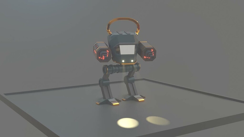 Fancy mech Turntable - Finished Projects - Blender Artists Community