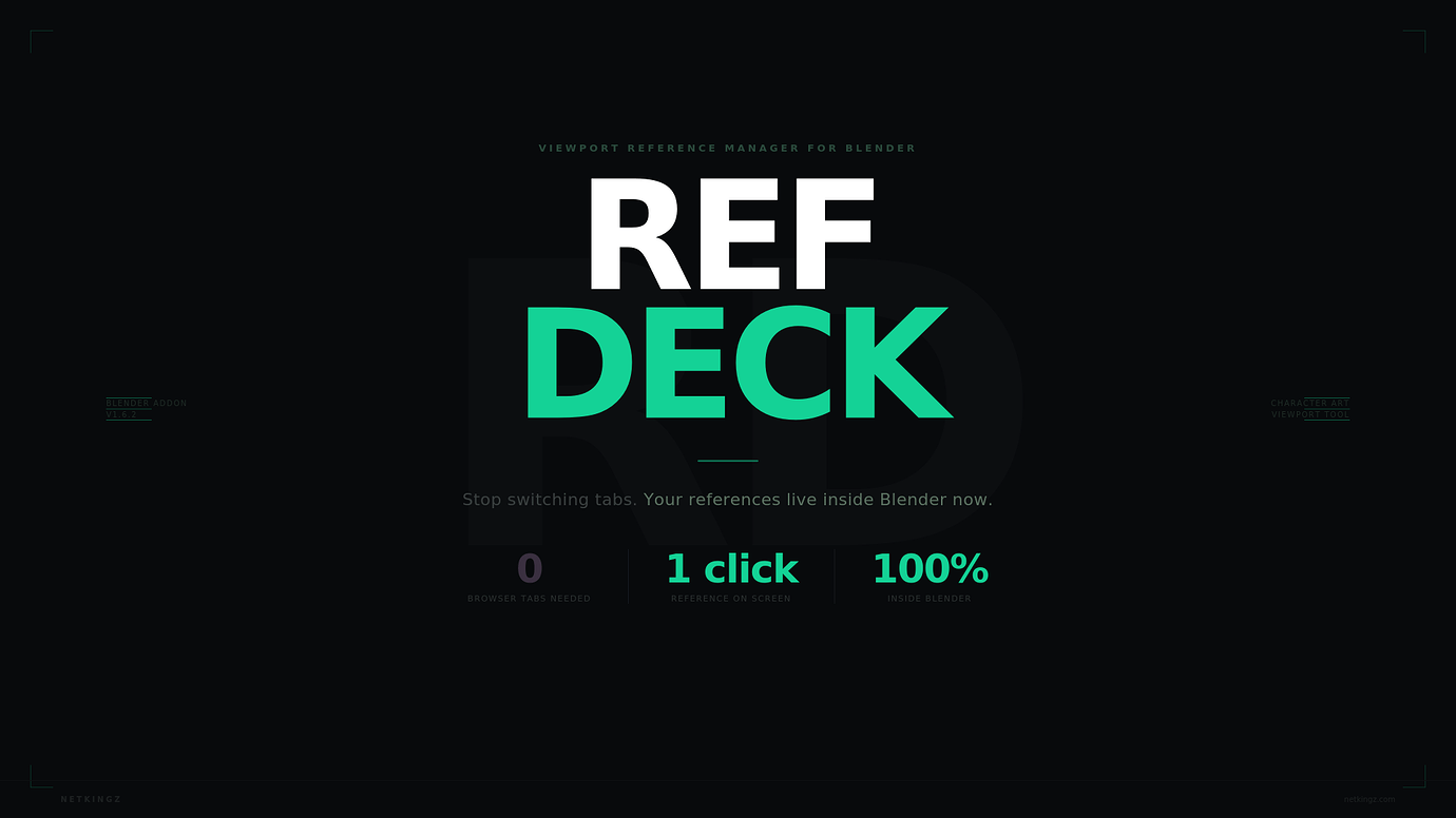 [ADDON] RefDeck 1.6 — Viewport Reference Manager - Released Scripts and ...