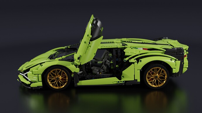 LEGO Lamborghini Side Door Open