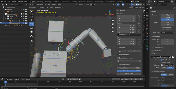 Mannequin Rigging How to Make Rigid Limbs Rotate Around Pivot Spheres (Using a Rigged ...
