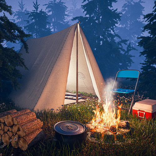 forest camping icon (2)