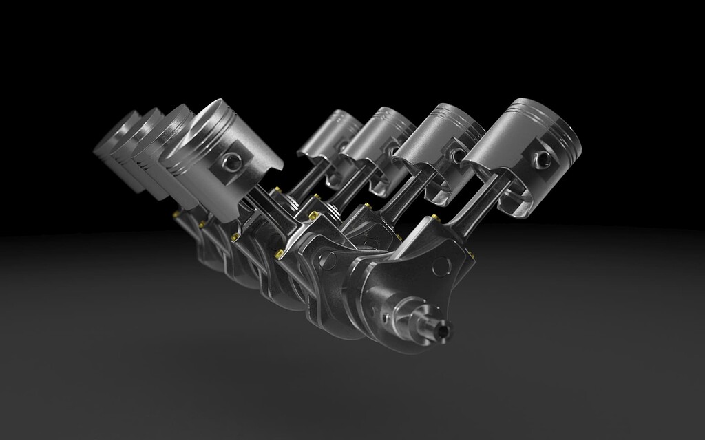 V8 Engine Parts Modeling and Lighting Excercise - Finished Projects -  Blender Artists Community