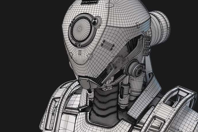 Advanced Guiding Unit - Wireframe