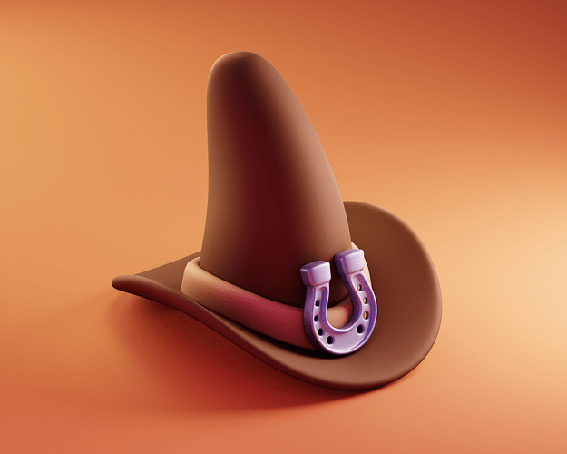 Cowboy Hat Final Render