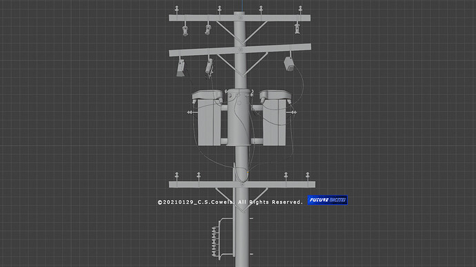 20210129_WIP_UtilityPole_CSCowels-FrontModel