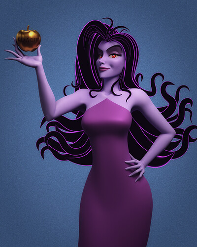 Eris And Her Golden Apple Finished Projects Blender Artists Community