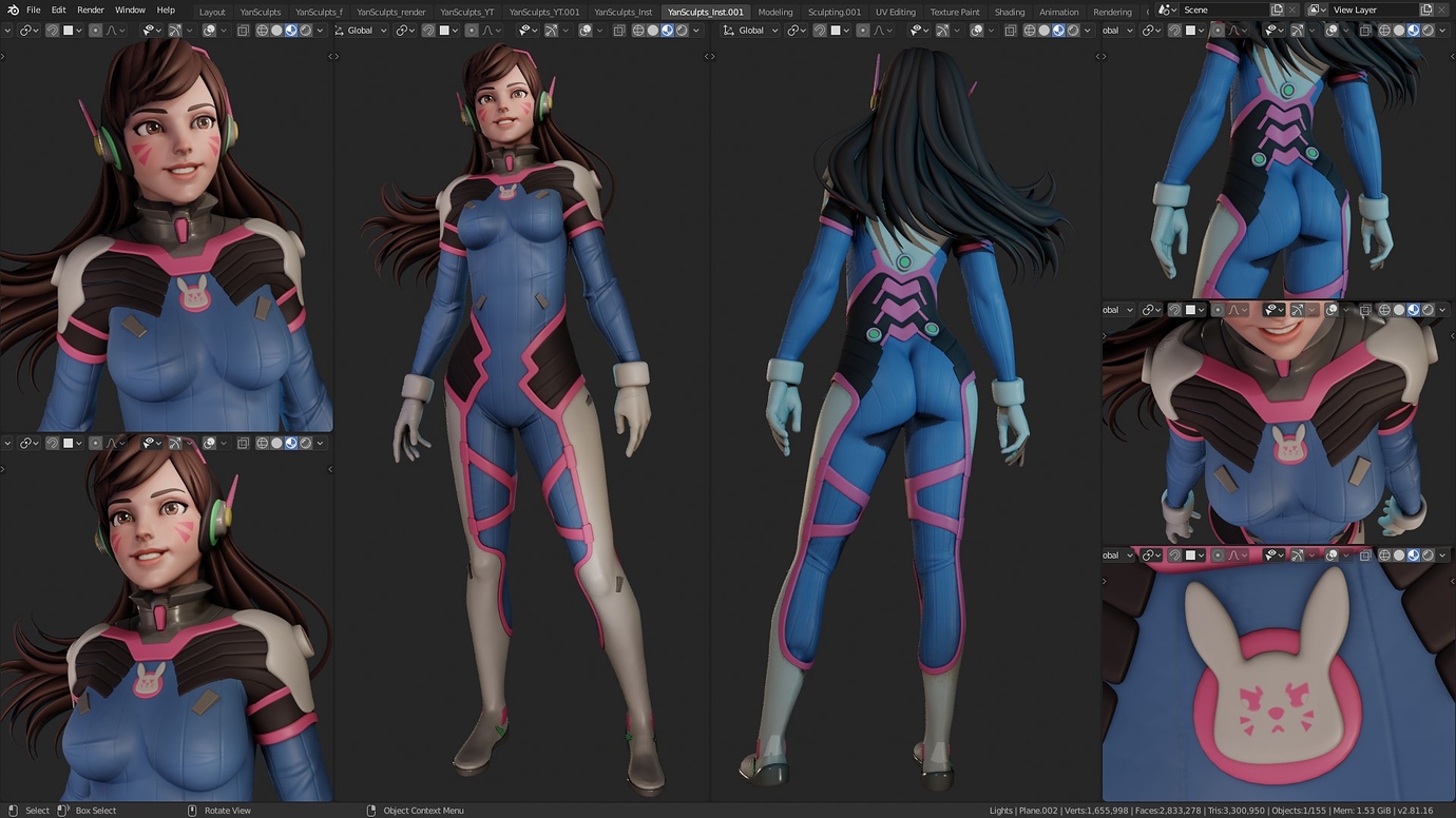 Blender dva