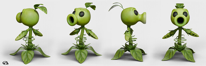 PeashooterTurnarounds
