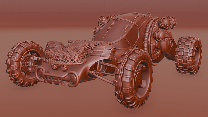 SciFi Buggy wip - Works in Progress - Blender Artists Community