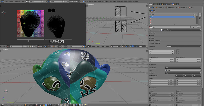 Multiple UV maps for one object - Materials and Textures - Blender ...
