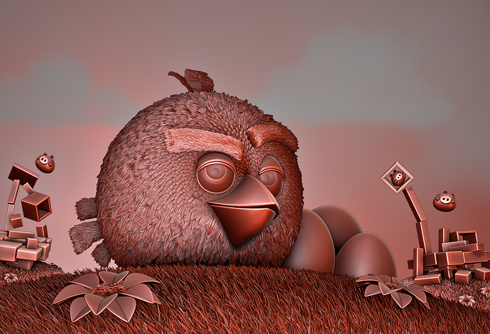 Red - Angry Birds (workbench)