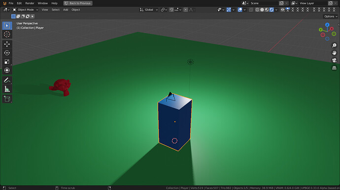 Problem: UPBGE camera locked in FPS game after exporting the game ...