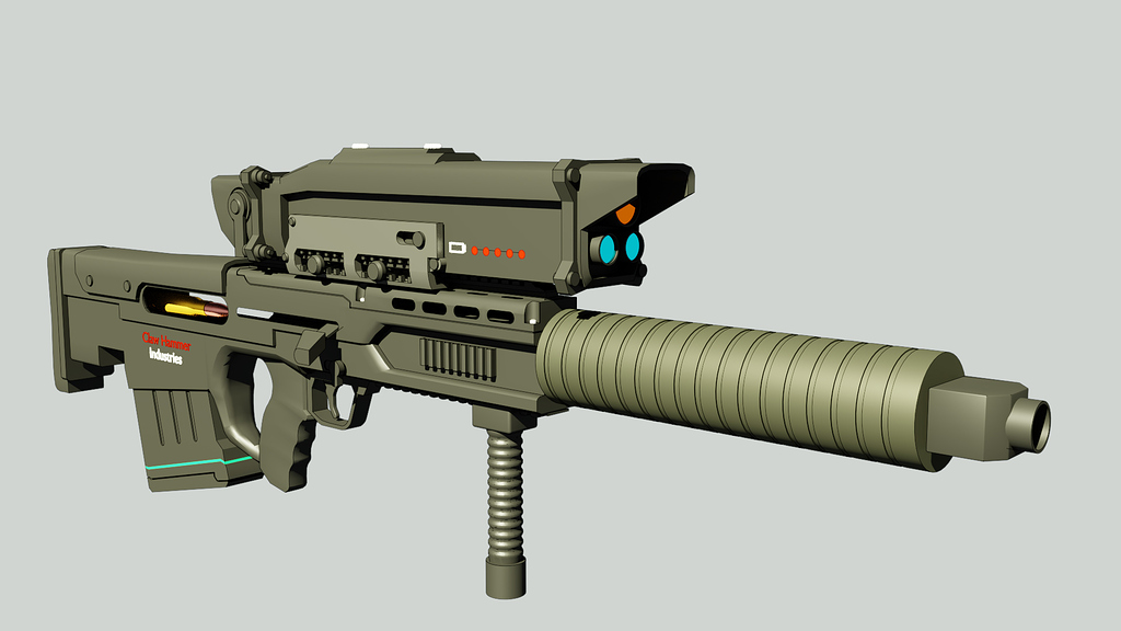 Blender Anime Style Rifle - WIP - Works in Progress - Blender Artists ...