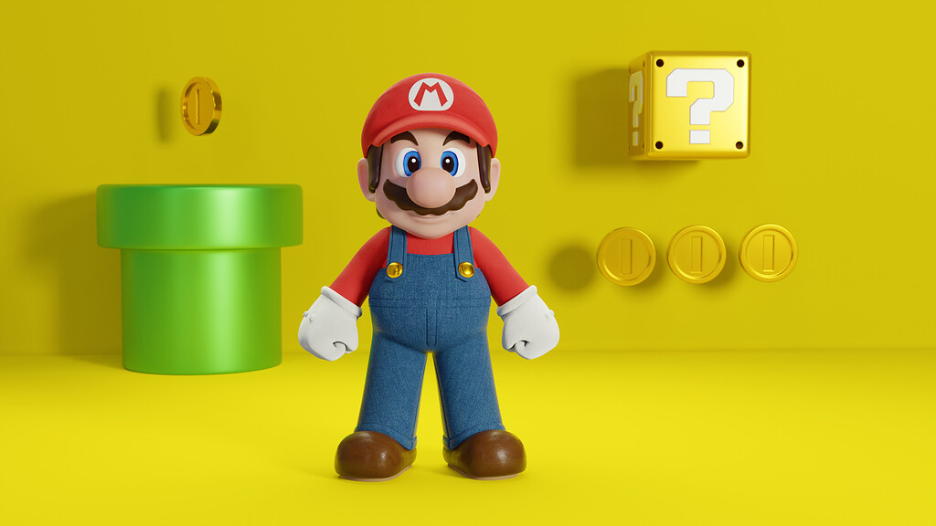 Bowser  Super Mario Bros - Finished Projects - Blender Artists Community