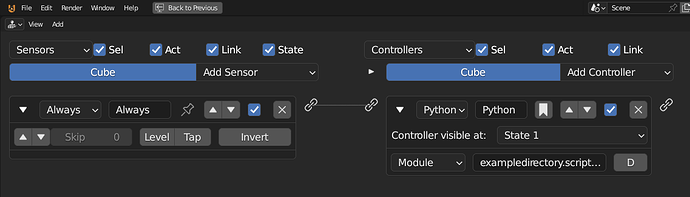 Python script not recognized when running from module, even with ...