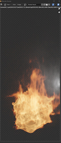 Fire and transparent backgroung - Compositing and Post Processing ...