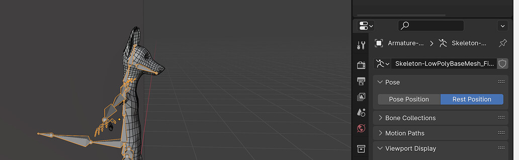Help Needed: Mesh Stays in Old Rest Pose After Applying Pose as Rest ...