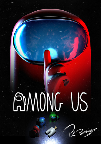 Among us 3D - poster