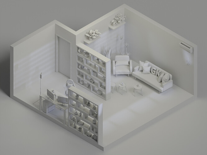 Clay Render