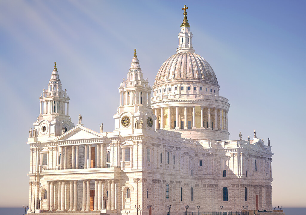 Saint Paul Cathedral 3D Scene - Finished Projects - Blender Artists ...