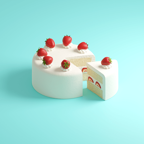 strawberry cake