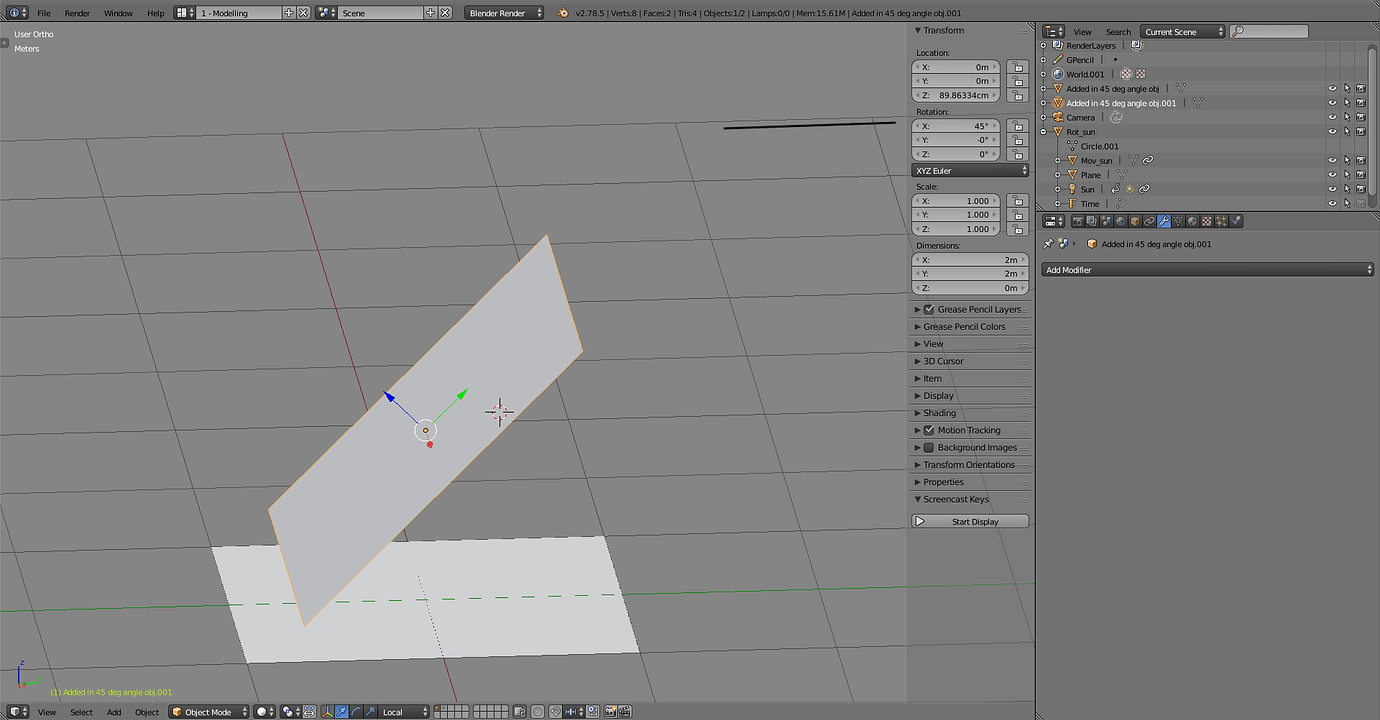 Reset Local Origin Of Mesh Modeling Blender Artists Community