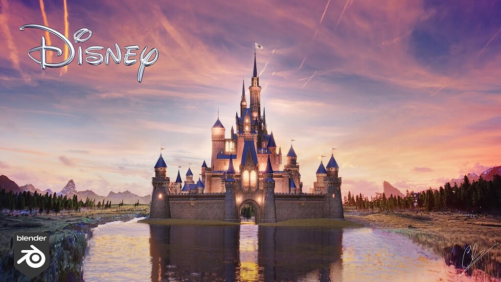 Creation of the Walt Disney Castle - Finished Projects - Blender ...