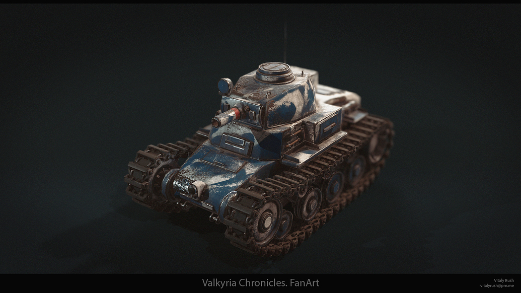 valkyria chronicles 3d model