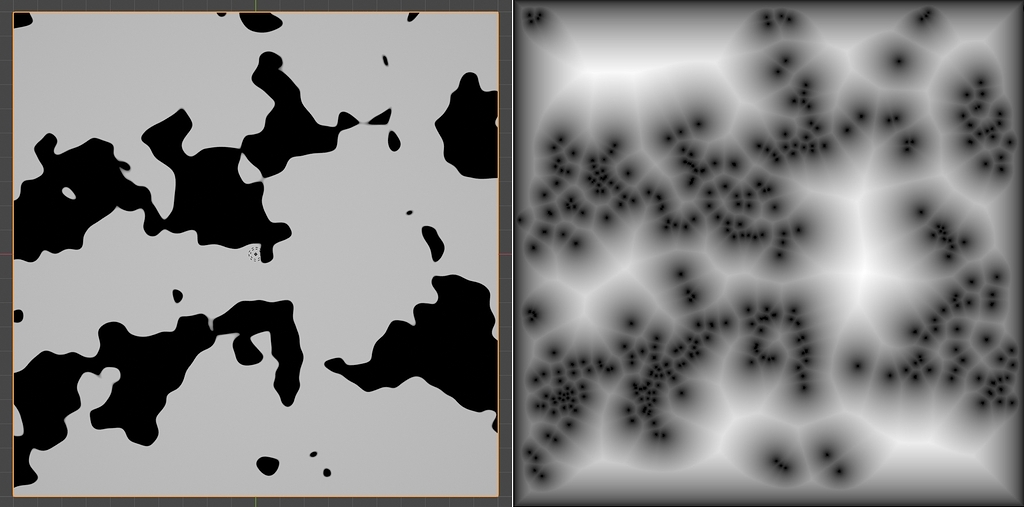 Control Voronoi distribution (cell size) with second texture ...