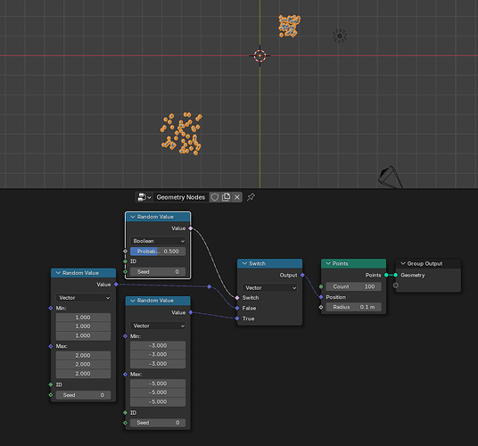 Random distribution in the range GN - Modeling - Blender Artists Community