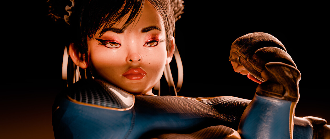 Chun-Li: Real-Time Model - Finished Projects - Blender Artists Community